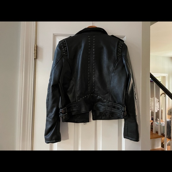Vigoss Studded Faux Leather Jacket - Picture 4 of 7